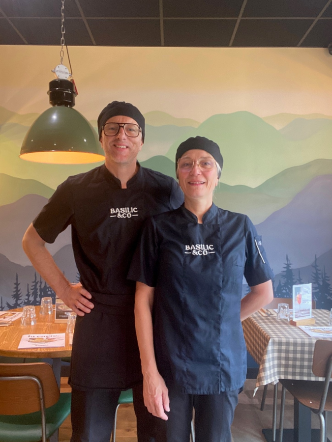 Marie-Laure et Stéphane Martel reprennent leur deuxième restaurant Basilic & Co à Nantes Château