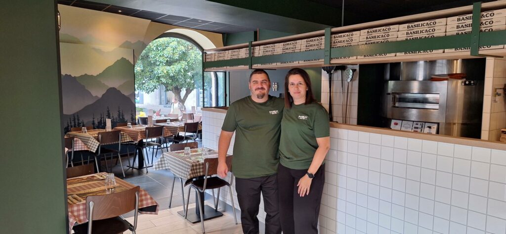 Yohan et Audrey Bernard ouvrent le restaurant Basilic & Co de Chambéry