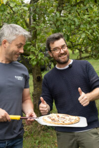 Pizzas Basilic & Co dans le verger Le Coq Toqué