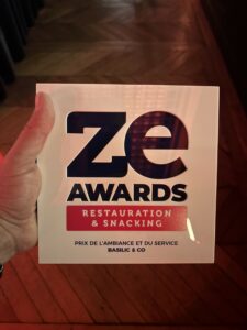 Trophée Ze Awards 2026 Basilic & Co